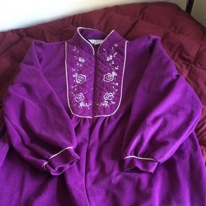 At Home Wear Purple Woman’s Robe